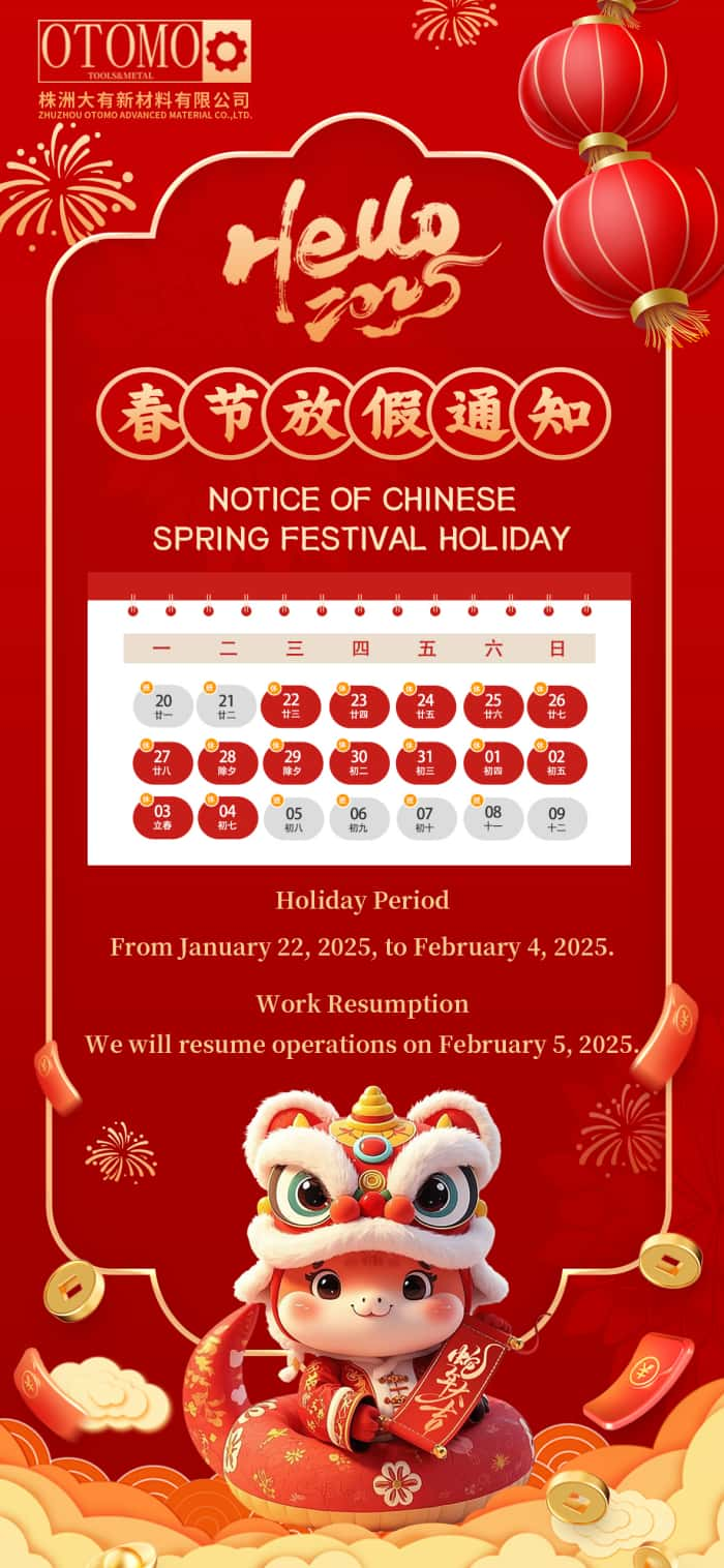 2025  Chinese New Year Holiday Notice 